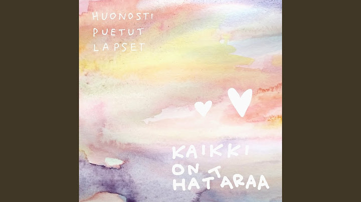 Mikset voisi minua