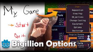Making my game look pro by adding a bigillion options
