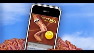 BaconFarts Fart App iPhone App Review (Demo)(Gameplay) screenshot 3