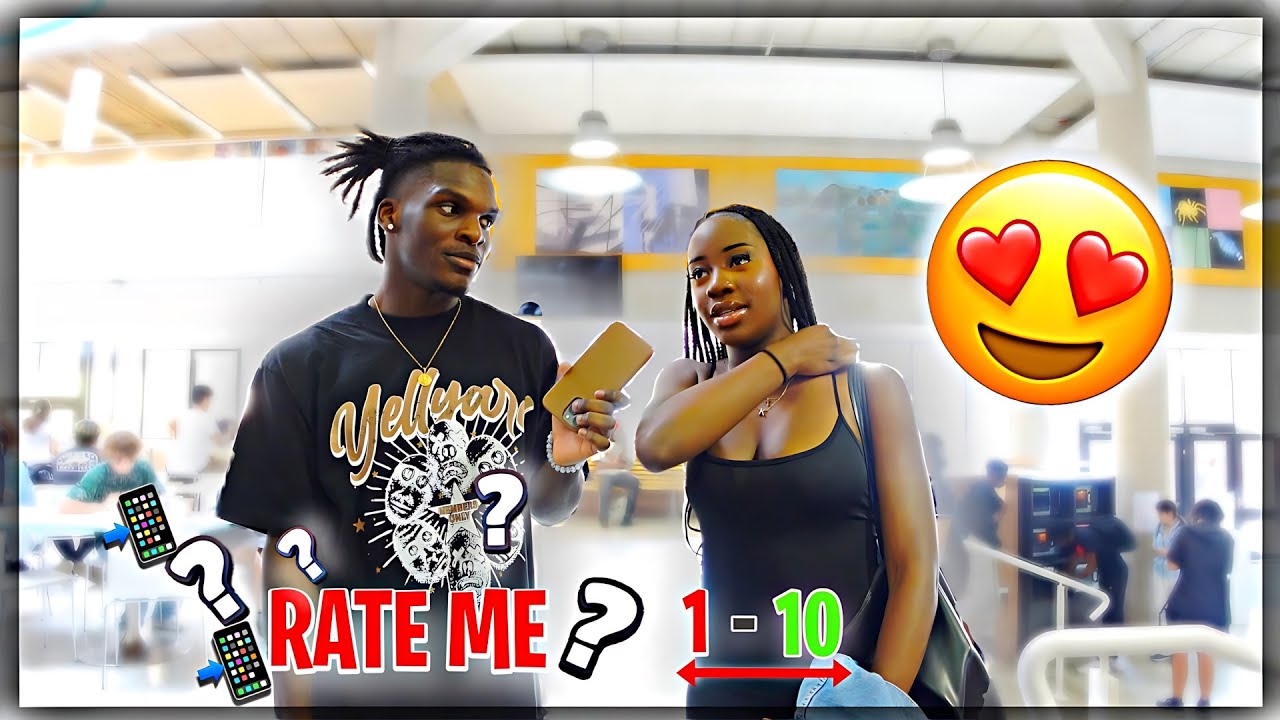 Asking college girls to RATE ME 1-10 *how do i slide in DMs?*📲😍