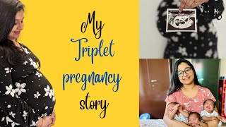 My Triplet Pregnancy story | My Spontaneous Triplets pregnancy timeline