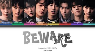 Stray Kids Beware Lyrics Hanromeng