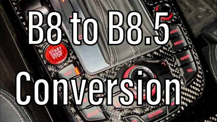How to remove Audi s4 b8 shifter and install a b8.5 shifter (conversion)