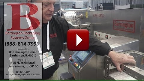 BPS 450S Automated HFFS Flow Wrapper Packaging System