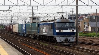 2019/05/10 JR貨物 1052レ EF210-124 清洲駅 | JR Freight: Cargo by EF210-124 at Kiyosu
