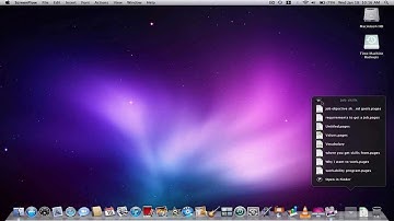 Hidden effect for Stacks in Mac OS X