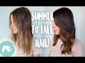 SUMMER TO FALL HAIR | Tuesday Tutorial