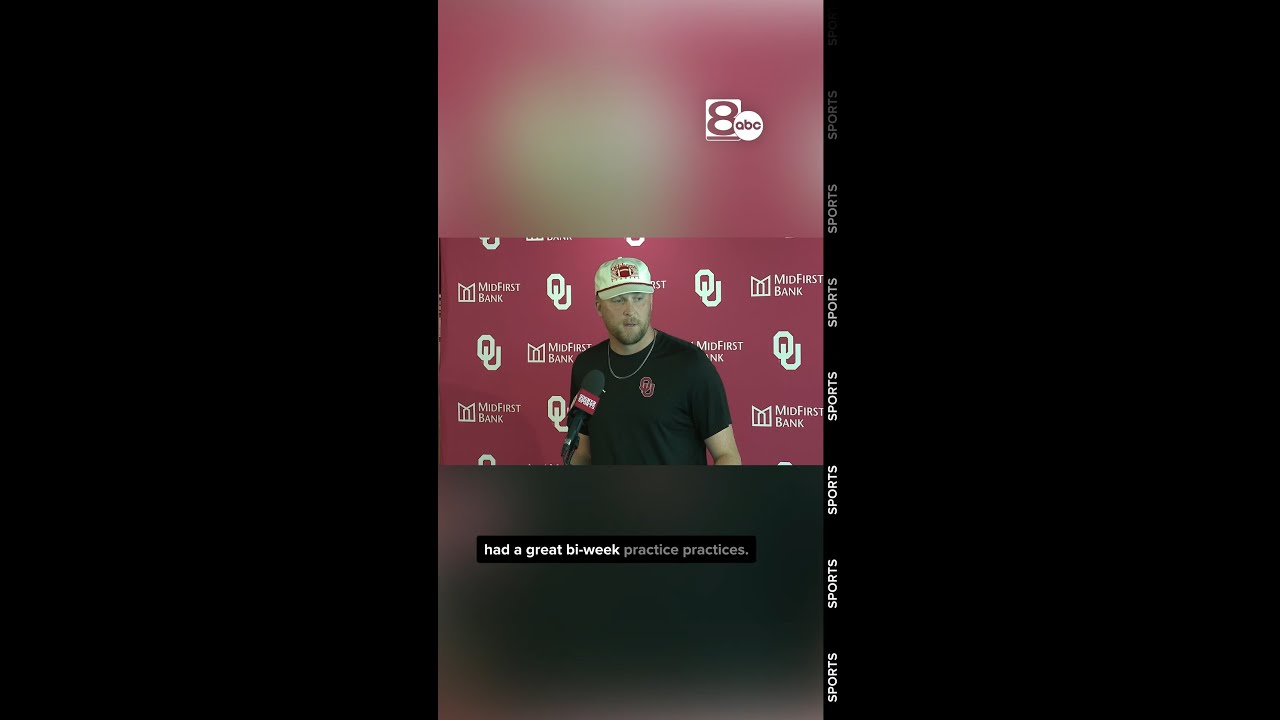 OU Offensive Coordinator Ben Arbuckle RB Jaydn Ott
