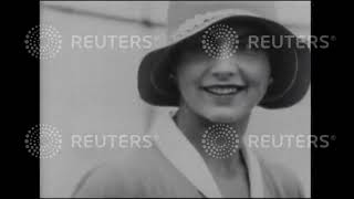 1929 TENNIS: Helen Wills arrives in America