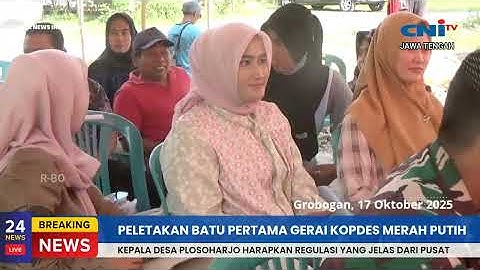 #news || PELETAKAN BATU PERTAMA PEMBANGUNAN GERAI KOPERASI DESA DI PLOSOHARJO 