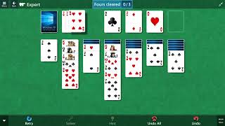 Microsoft solitaire starclub windows 10 1st anniversary klondike clear 3 fours expert solution