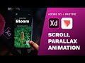 Amazing Parallax Scroll Animations in Adobe Xd + Protopie | Design Weekly