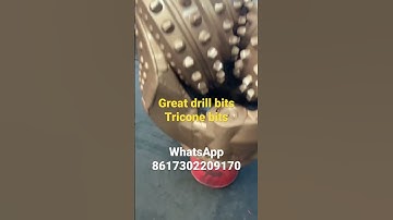 Great drill bits—Tricone bits. Tricone bits(TCI bits and Steel tooth bits )