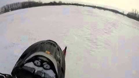 Bad sled crash