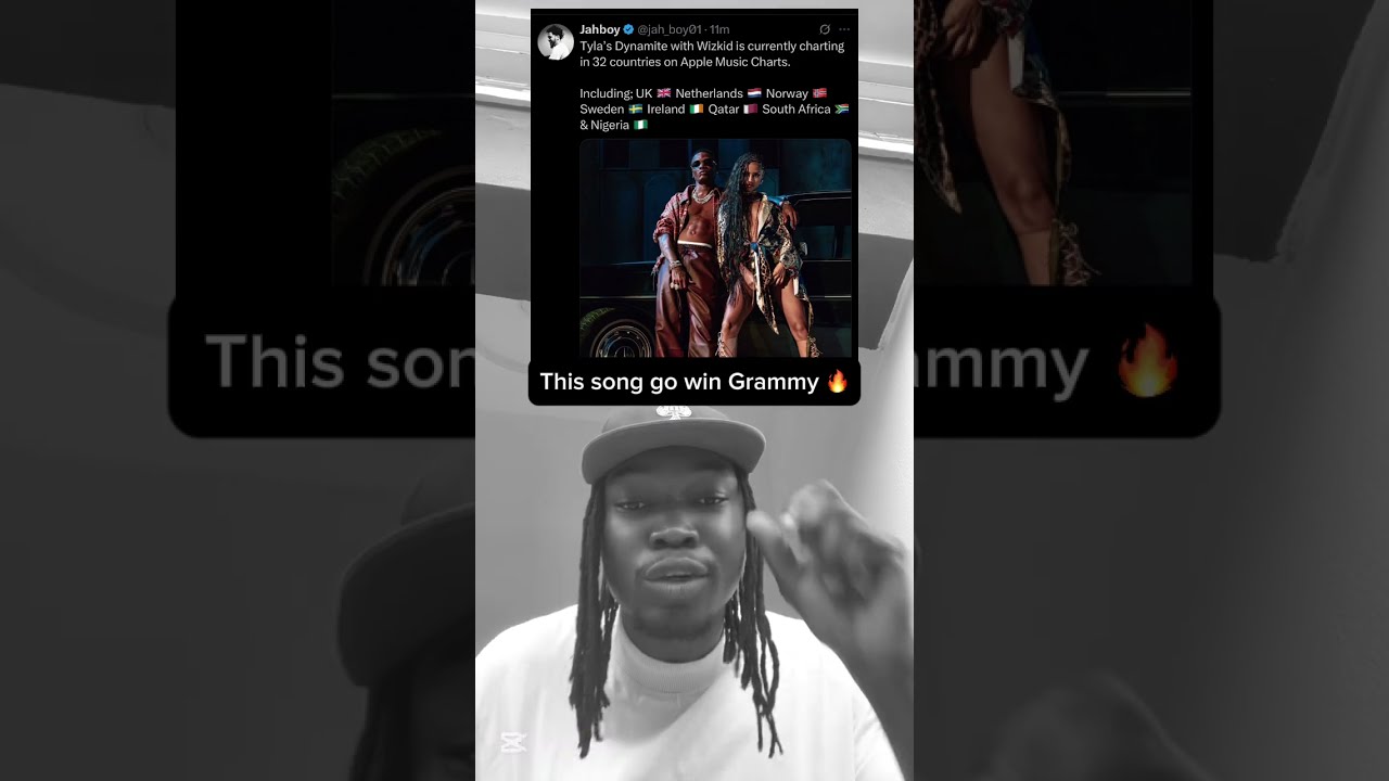 Tyla X Wizkid Dynamite Is Charting In 32 Countries Apple Music