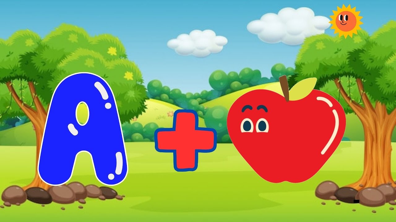 A For Apple B For Ball Abcd Song Abcd Rhymes Abc Song Nursery Rhymes ...