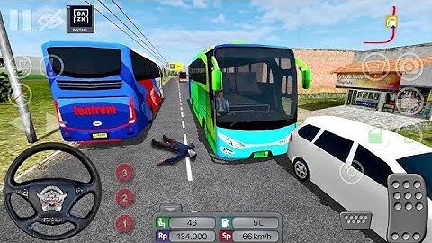 Mobile Bus Simulator Game 3D || Mobile Bus Driving Indonesia Android Mobile Gameplay 2025