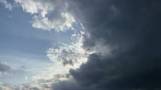 Clouds Timelapse - Clouds and Sun Rays - March 31, 2025