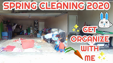 🏵️SPRING COMPLETE DISASTER GARAGE TRANSFORMATION! ORGANIZE & DECLUTTER! #garage #organize #messy🏵️