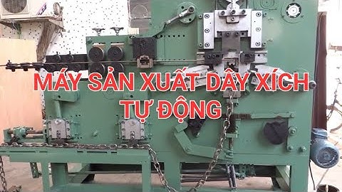 Máy sản xuất dây xích tự động cho nhà máy chuyên nghiệp. 