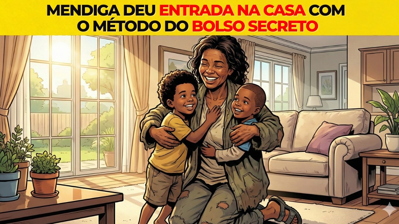 Como uma MENDIGA MÃE SOLTEIRA usou o MÉTODO do BOLSO SECRETO e CONSEGUIU A ENTRADA NA CASA