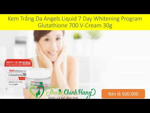 Set 3 dưỡng trắng da 7 Day whitening Glutathione 700 Hàn Quốc