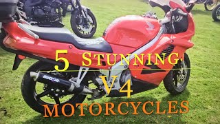 5 Stunning V4 Motorcycles