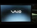 Operating system not found Sony Vaio