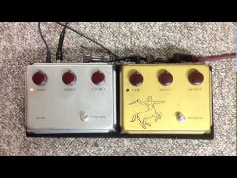 Part 2 Silver Klon Centaur Professional Overdrive vs Gold H