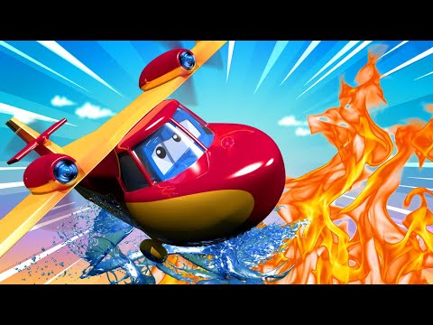 Мультфильм про самолет который стал пожарным