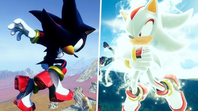 Sonic Frontiers: Super Sonic & Super Shadow Vs. Giganto 