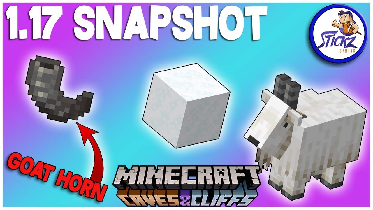 Minecraft Beta 1 17 Goats Snow And Goat Horn Caves And Cliffs Update Snapshot Video Youtube Minecraft Beta 1 17 Goats Snow And Goat Horn Caves And Cliffs Update Snapshot Video Youtube