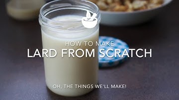 Rendering Pork Fat: How to Make Lard From Scratch
