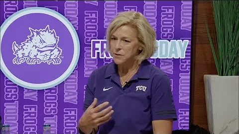 TCU Women's Golf Coach Angie Larkin on Frogs Today