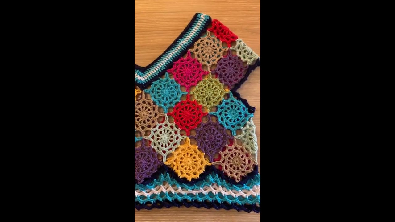 Motifli bluz tarifi 2 . motifli bluz. yazlık bluz, örgü bluz, yazlık tığ işi bluz