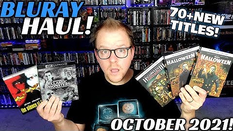 OCTOBER 2021 BLURAY/4K HAUL! | COLLECTION UPDATE | 70+ Titles!