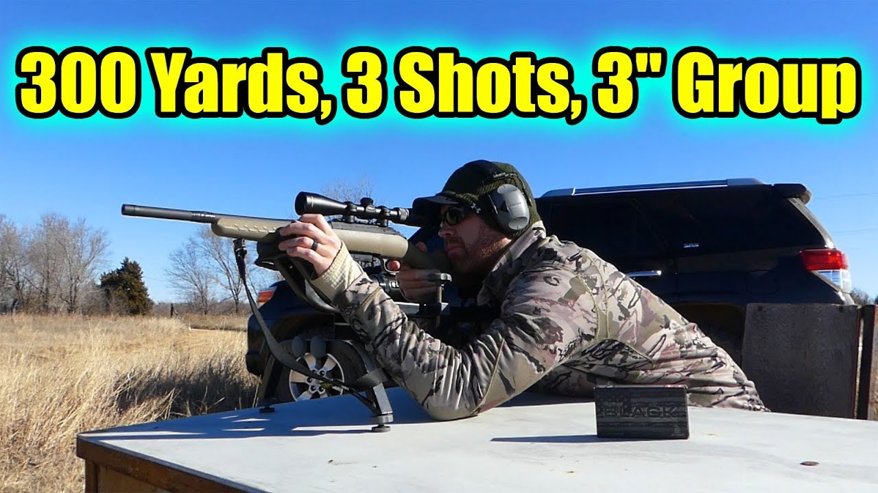 Ruger American Ranch 7.62x39 на 300 ярдов