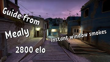 Инста смоки в окно mirage CS2 + cfg на спавны | Instant smokes window on mirage CS2 + cfg for spawns