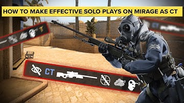 How to Make Effective Solo Plays on Mirage as CT - Lesson by CS2 Coach v1dma