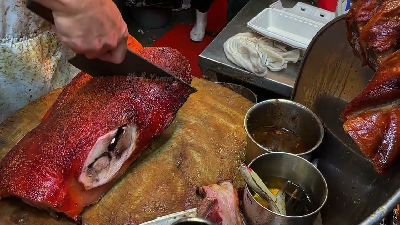 收工「斬料」，就係打工仔最簡單而隆重的獎勵 #crispy pork #燒味 #food   #熱門  #美食  #asmr #推薦 #人気 #香港美食指南