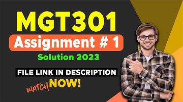 MGT301 Assignment 1 Solution 2023/ MGT301 Assignment 1 2023/MGT301 Assignment 1 Solution Fall 2023