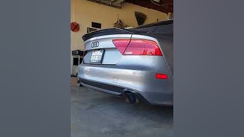 Audi A7 Cold Start with Muffler and Resonators Delete