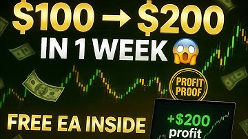 🚀 This FREE EA Made $200 From Just $100? With proof ! 🤯 | The Most Powerful Forex Trading Bot 2025 🔥