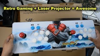 The Pandora 5 Full Review - HD Retro Arcade Gaming On The Xiaomi Laser Projector