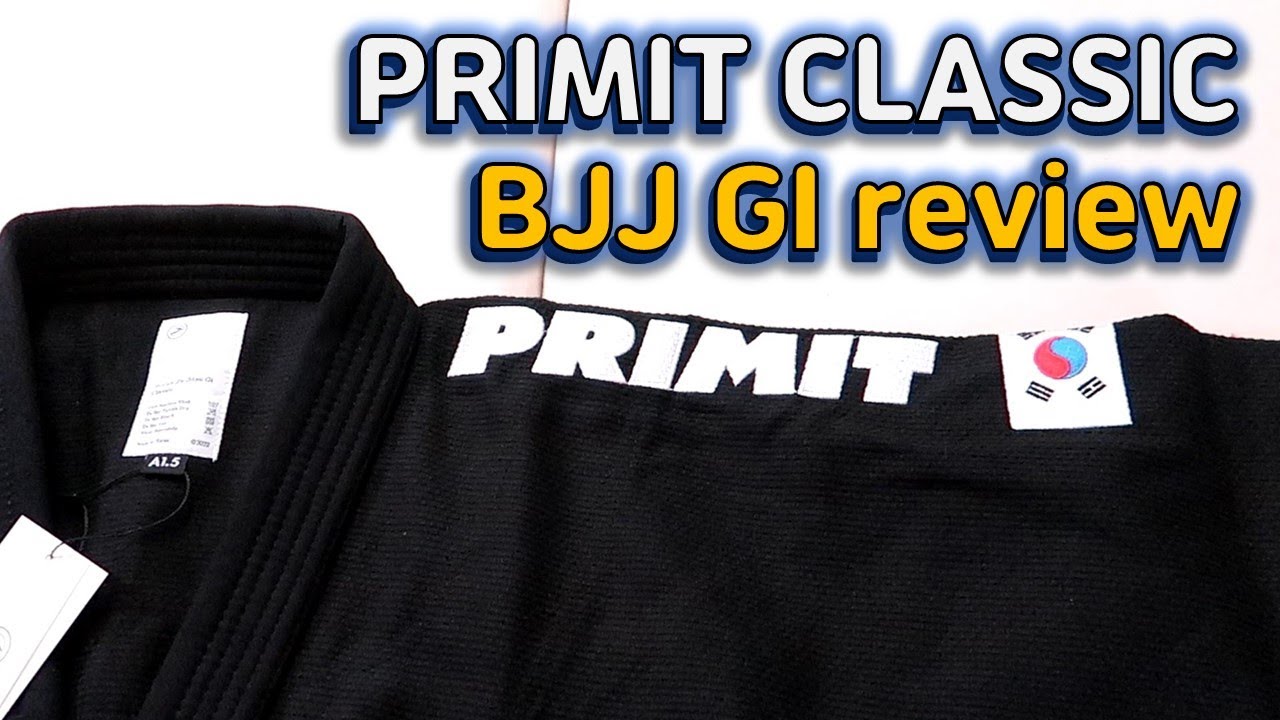 [ENG SUB] 프라이밋 클래식 주짓수 도복 리뷰 : PRIMIT Classic BJJ gi review - YouTube