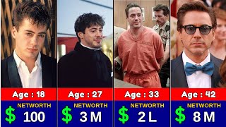 Robert Downey Jr. Net Worth Evolution From 1 To 60 Years Old 🤑