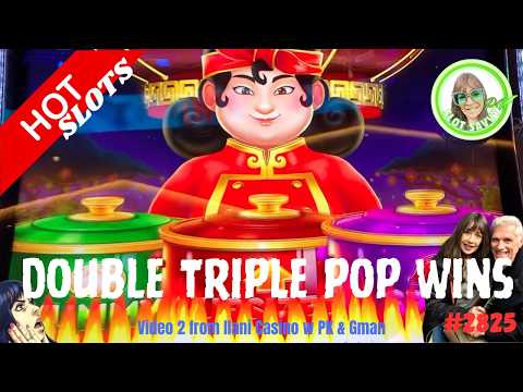 WHAT? 🏆🚨🍀TWO TRIPLE POPS on Super Hot Flaming Pots at Ilani, #superhotflamingpots,#jackpots ,#slots
