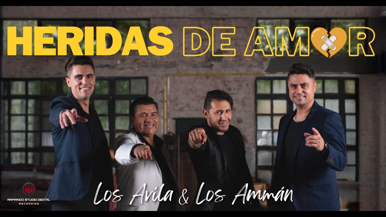 LOS AVILA FT. LOS AMMÁN - HERIDAS DE AMOR (Video Oficial) | Cumbia Norteña y Romántica