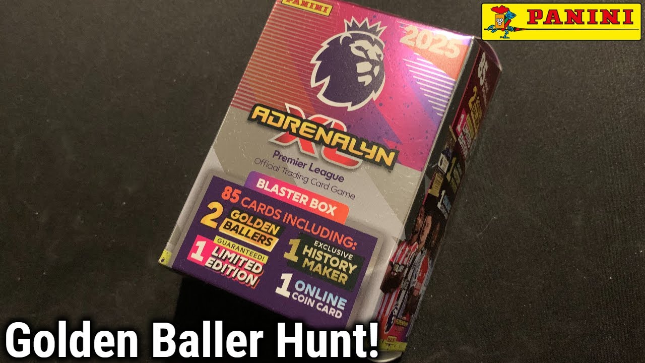 ODEGAARD GOLDEN BALLER HUNT! - Panini Premier League Adrenalyn XL 2025 Blaster Box Opening ⚽️