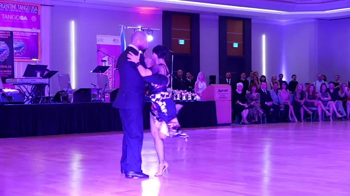 Guillermina Quiroga & Mariano Logiudice Tango/Vals Demo @ ATUSA 2018 Mar 31